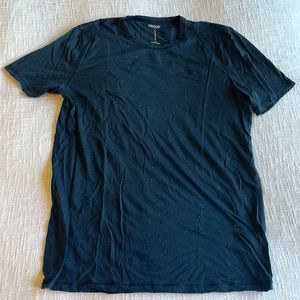 Proof Merino Navy Blue Wool T Shirt